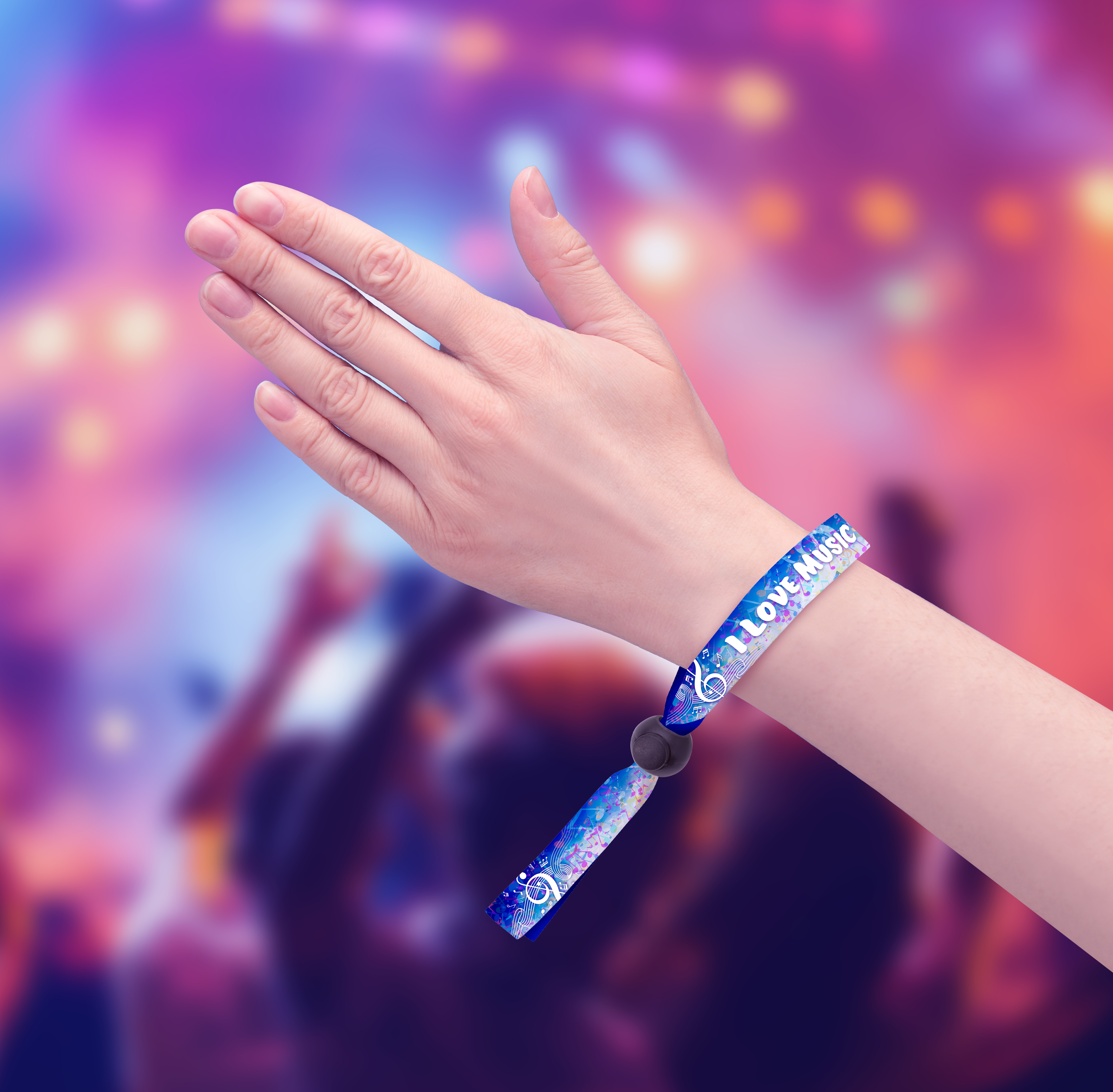 1/2" Festival Adjustable Wristband